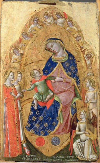 Il matrimonio di Santa Caterina, 1358 da Lorenzo Veneziano